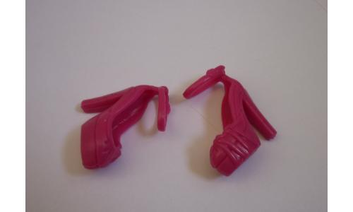 Susi Par Scarpins Pink Plataforma